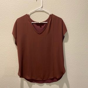 Wine colored blouse